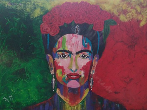 Frida (I) - gemalt von Teresa Klawonn
2019 mehr auf www.bilderrama.de
