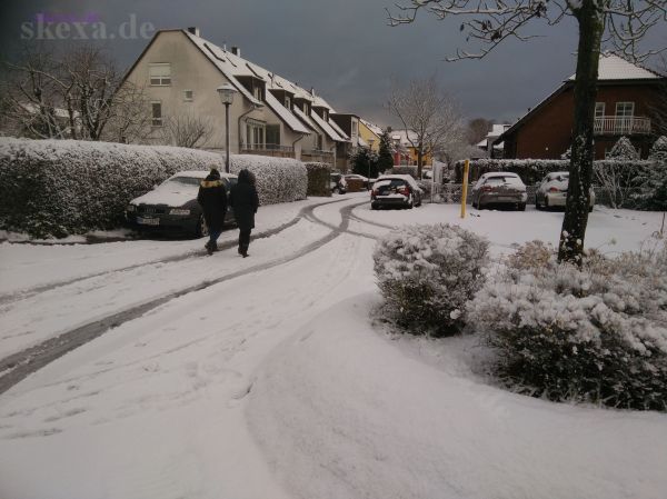 Troisdorf - Friedrich-Wilhelms-Hütte - Schnee Anfang Dezember 2017
